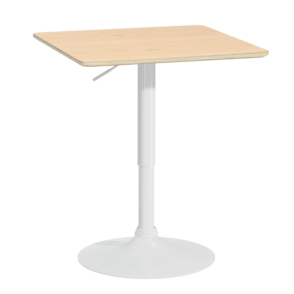 Square Bar Table with Swivel Base and Gas Lift - 60CM