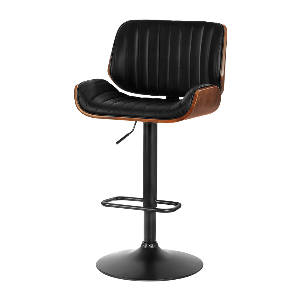 Galina Adjustable Swivel Bar Stool - Black