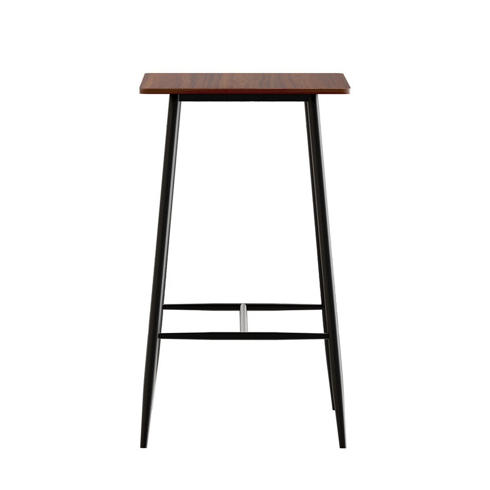 Bar Table Industrial Dining Desk High Wood Kitchen Shelf Wooden Cafe Pub