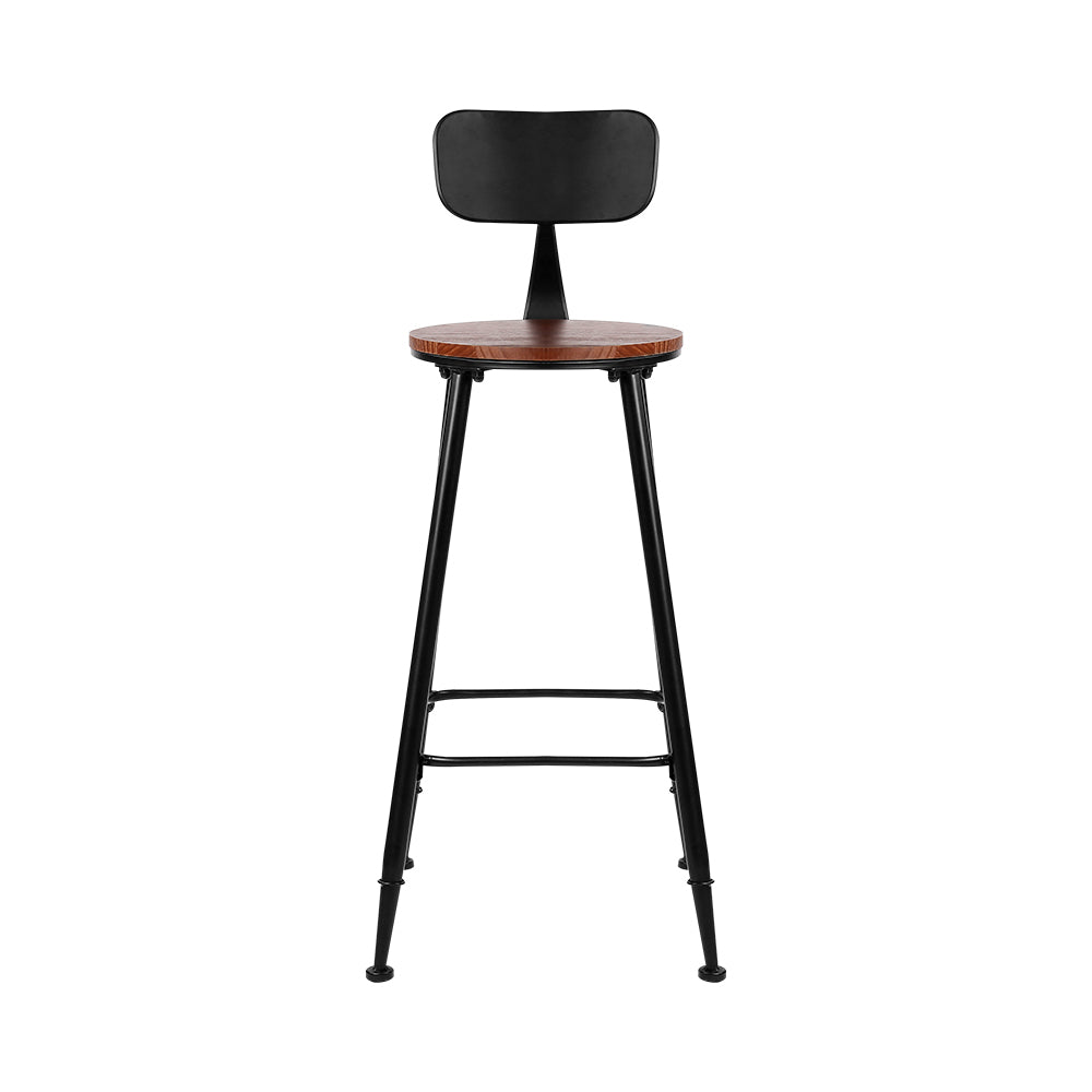 4x Vintage Industrial Bar Stool Retro Barstools Dining Chairs Kitchen