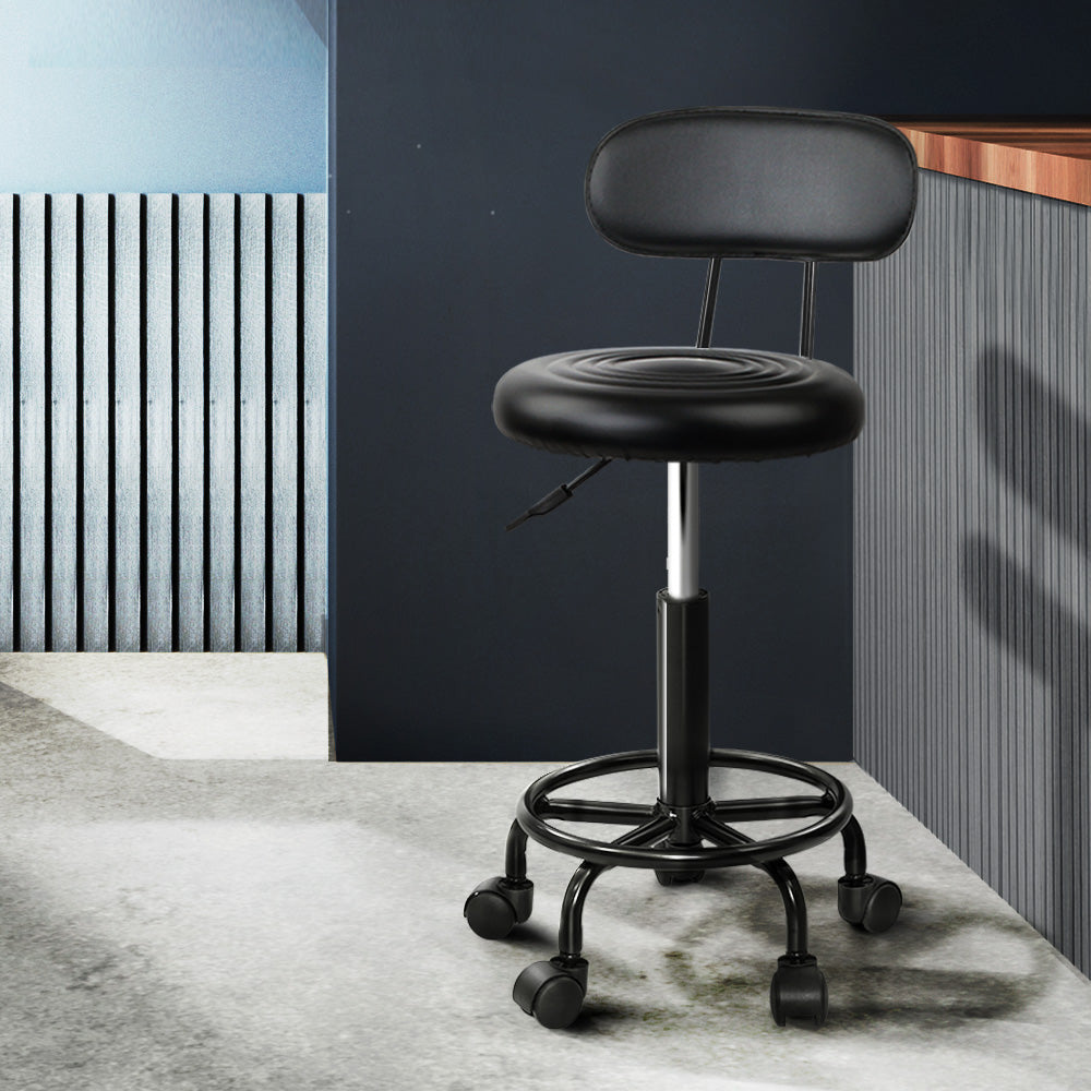 Salon Stool Swivel Chairs with Back Barber Beauty Hydralic Lift