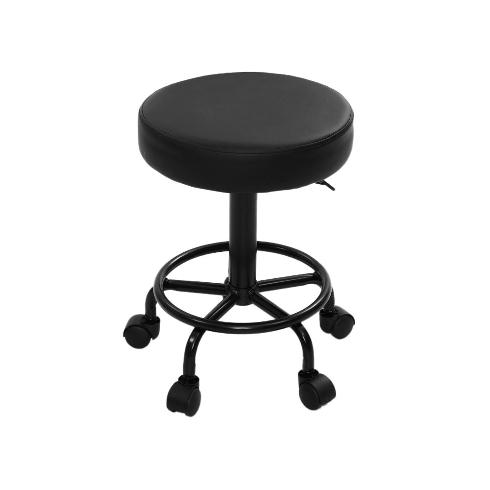 Round Salon Stool Stools Black Swivel Barber Hair Hydraulic Chairs Lift