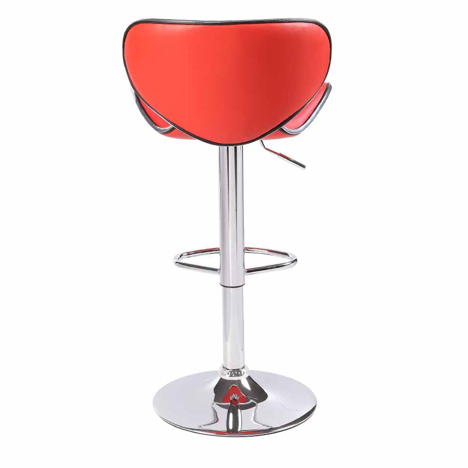 Set of 2 Bela Gas Lift Bar Stools Red